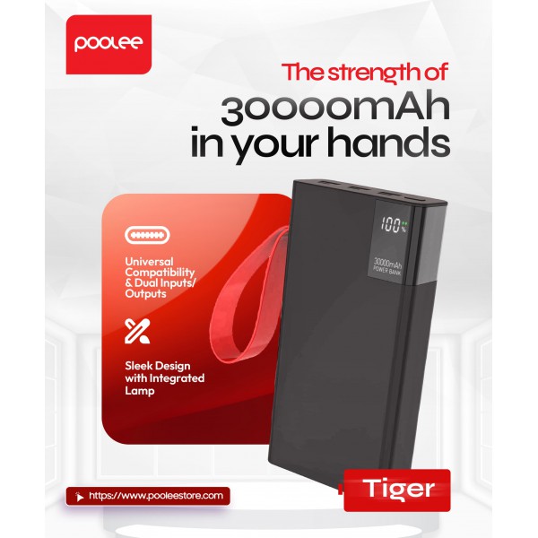 Tiger 30000mAh PD 22.5W Powerbank