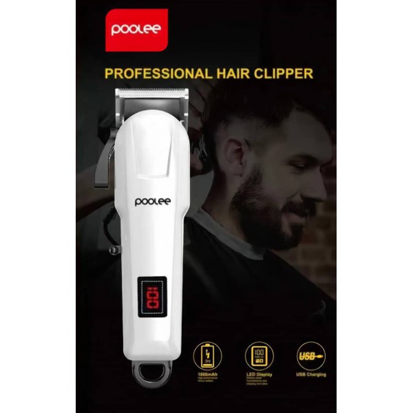 Poolee Cordless Rechargeable Hair Clipper 