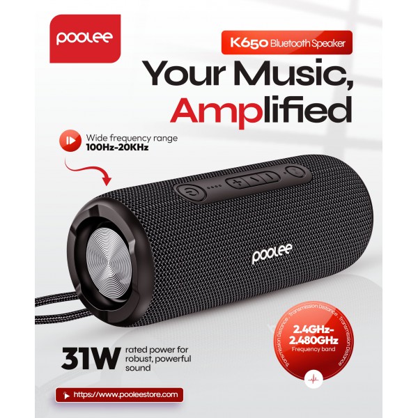 Poolee K650 31W Bluetooth Speaker 