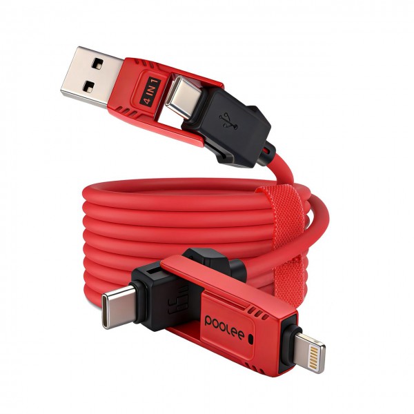 4-in-1 60W PD Fast Charging & Data Cable – U...