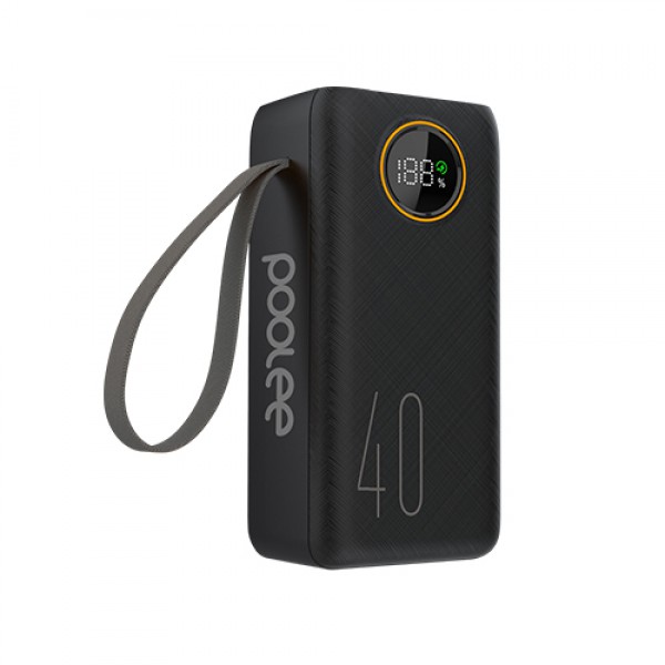 Poolee Energy 40000mAh Power Bank with 22.5W PD Fa...