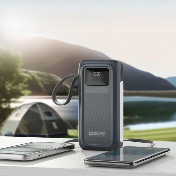 Poolee 20000mAh 22.5W Fast Charging Power Bank - Link