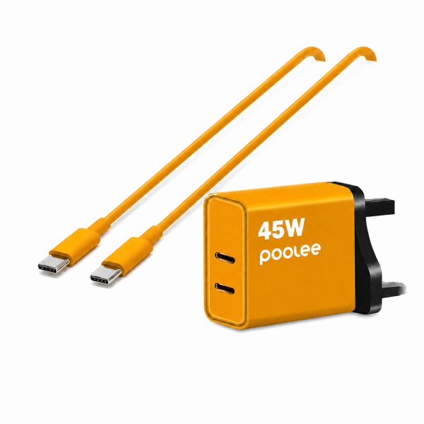 Poolee TX45 GaN 45W Fast Charger for Laptop, Phone...
