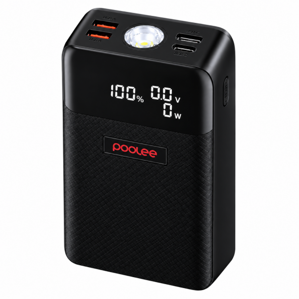 Poolee Z300 30000mAh Power Bank with Digital Displ...